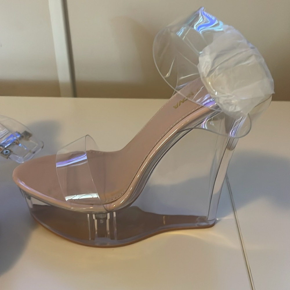 See what I want wedges- Nude - Picture 5 of 5